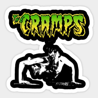 The cramps//80s psychobilly Sticker